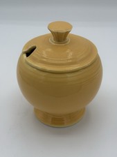 RARE Vintage Fiesta Yellow Marmalade Jar Lid 1936-1946 Original Discontinued HLC picture