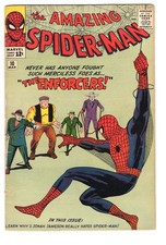 Amazing Spider-Man 10 1964 Marvel Comics VG+ 4.5 1st Enforcers *See Description* picture