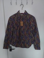 New Boden Sienna Cotton Shirt Multicoloured Floral Womens 6R Sample picture