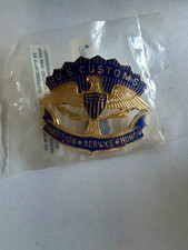 US no longer valid/no longer official Customs Service Hat pin by Blackinton picture