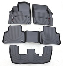 NEW WeatherTech 1st 2nd & 3rd Row Floor Mat Set Black 44887-1-2-3 Audi Q7 17-21 picture
