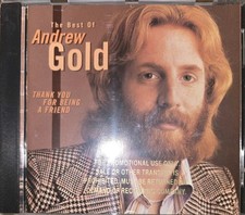 Promo  USE ONLY CD  The Best Of Andrew Gold THANK YOU FOR BEING A FRIEND picture