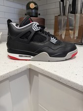 Nike Air Jordan 4 Men’s Retro OG Bred Reimagined - No Box - Worn 3 times picture