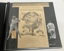 Vintage Babe Ruth Scrapbook 1919-1950. 100 Pages & 500+ Original Clippings picture