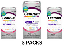 Centrum Silver Womens 50 Plus Multivitamin With Vitamin B,C,D3 &E 100Ct (3 Pack) picture