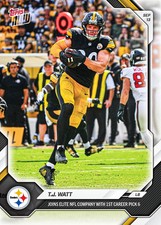 T.J. Watt 2026 NFL Topps NOW Card 10 Presale picture