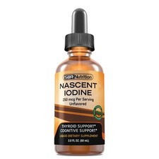 Nascent Iodine Liquid Drops Daily Supplement for Thyroid, Immune, Weight Support picture