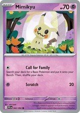 Mimikyu - 042/094 - Common (Near Mint) Phantasmal Flames - Psychic Pokémon picture