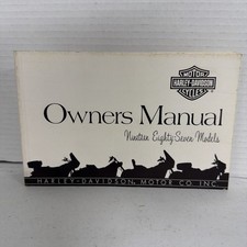 Harley Davidson Owners Manual 1987 Touring Sportster Softail Dyna 99466-87 picture