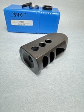 Muzzle Brake .308 7.62 5/8-24 Multi-Port Steel MB12 New picture