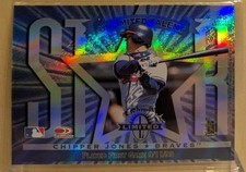 1997 Donruss LIMITED EXPOSURE #45 Chipper Jones Refractor HOF RARE PARALLEL picture