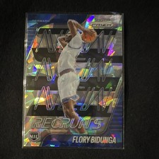 Panini Prizm 2025-26 Flory Bidunga Kansas Jayhawks New Recruits Prizm #9 picture