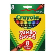 Crayola Jumbo Crayons, 8 Count Box, Classic Colors - Easy to Hold for Toddlers picture