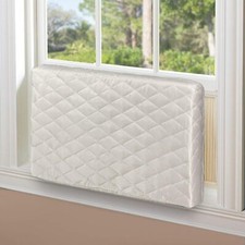 Indoor Window AC Covers - Double Insulation Air Conditioner Cover, Beige picture