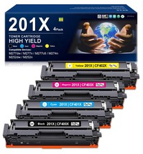 ** NEW HP Toner | 201X / 201A | Black / Color | High Yield | Compatible | 4-Pack picture