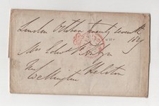 UK GB 1839 FREE DATED OFFICIAL FOLDED COVER ADDRESSED TO ARTHUR WELLESLEY picture