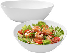 Melamine Serving Bowl, 2 Pack 12 Inch Fruit Salad Bowls, 130 Oz Pasta Bowls Set  picture