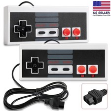 2Pack NES Controller For NES-004 Original Nintendo Console Wired Gamepad Vintage picture