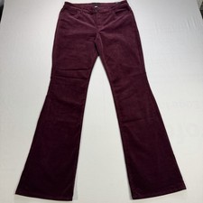 Kut from the Kloth Baby Bootcut Women’s Size 10 Burgundy Corduroy Stretch Pants picture