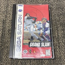 Sega Saturn Grand Slam 1997 Baseball Video Game Disc Case Manual Untested picture