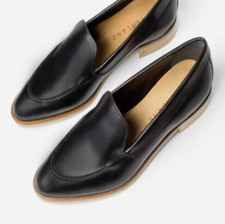 Everlane Women's Black The Modern Loafer Italian Leather SZ 8.5 picture