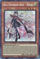 * SKY STRIKER ACE - ROZE * 1ST EDITION PRISMATIC SECRET RARE MP21-EN005 YUGIOH picture