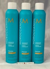 MoroccanOil Luminous Hairspray  STRONG  Hold  10 oz -  PACK OF 3   GUARANTEED picture
