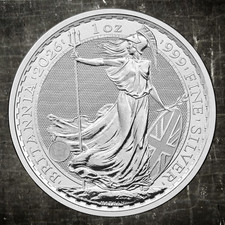 2026 - British Silver Britannia 1 oz .999 Fine Silver Coin picture