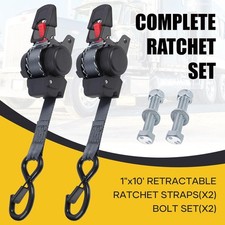 2-Pack Boat Tie down Straps to Trailer, 1