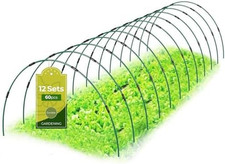 60 Pcs Garden Hoops for Raised Beds, 12 Sets of 8.5 FT Long Garden Hoops picture