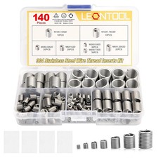 140Pcs Helicoil Thread Repair Insert Kit Stainless Steel M3-M12 Set picture