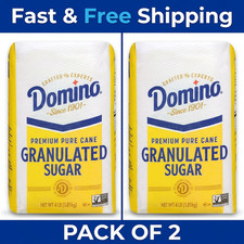 Domino Premium Pure Cane Granulated Sugar, 4 lb 2pack New picture