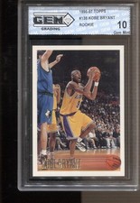 1996-97 Kobe Bryant Topps #138 Gem Mint 10 RC Rookie LA Lakers GOAT MVP HOF picture