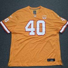 Nike Mike Alstott #40 Tampa Bay Buccaneers 50th Anniversary Jersey 2XL Orange picture