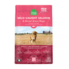 New w/ tags Open Farm Adult Dog Food 22 Lb Salmon With Grain Wild Caught Omega 3 picture