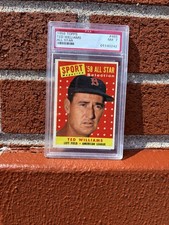 1958 Topps Ted Willams All Star #485 NM PSA 7 01140242 picture