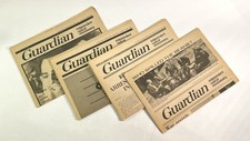 Four Issues of Guardian Newsweekly 1970-1971 - Vintage Counterculture Newsprint picture