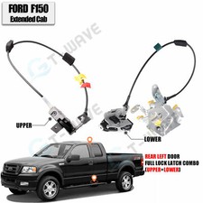 Rear Left Lower&Upper Door Lock Latch Assembly fit 97-03 Ford F150 Extended Cab picture