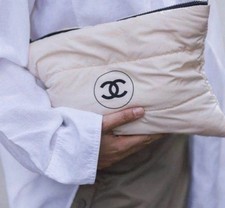 CHANEL Quilted Cosmetic Makeup Pouch picture