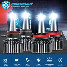 8/6/4 Sides 9005 H11 LED Headlight High Low Beam Bulbs 6500K Super White Bright picture
