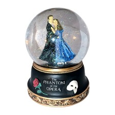 Vtg Phantom Of The Opera Musical Water Snow Globe San Francisco Music Co Works  picture