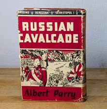 Russian Cavalcade First Edition SIGNED Albert Parry WWII History 1944 Hardcover picture