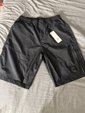 C.P. Company Black Lens Detail Zip-Pocket Shorts Size 50 picture
