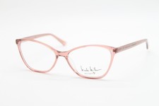 NEW NICOLE MILLER CAP FERRAT C02 PINK CLEAR AUTHENTIC EYEGLASSES 56-15 picture