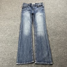 BKE Jeans Womens 27x31 Blue Payton Bootcut Medium Wash Cotton Blend Stretch picture
