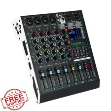 FULODE DT-4 Mixer 4 Ch Bluetooth USB 99 DSP Effects EQ picture