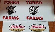 TONKA TRUCK FARM STAKE TRUCK 58-61 WATER SLIDE DECAL SET picture