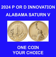 2024 P OR D Alabama American Innovation $1-SATURN V Mint 1 Coin picture