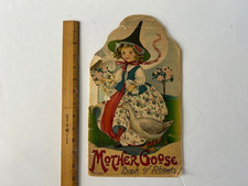 ANTIQUE 1917 MOTHER GOOSE BOOK OF RHYMES NO.440 STECHER LITHO CO  picture