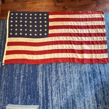 Vintage American 48 Star 3' x 5' Flag Annin Reliance United States picture